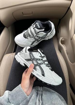 Белые кроссовки унисекс asics gel kahana 8 white gore-tex cordura termo х ассикс 39