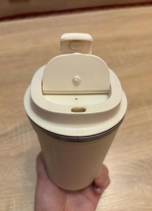 Термокружка coffee бежева 4
