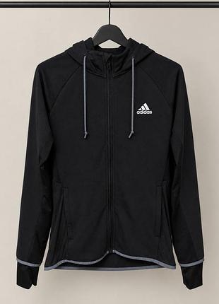 Спортивна кофта adidas designed to move aeroready чорна s