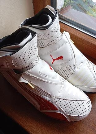 Мотоботинки puma testastrotta ii mid оригинал новые белые р.41