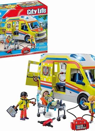 Playmobil city life 71202 швидка допомога зі світлом і звуком від 4 років
