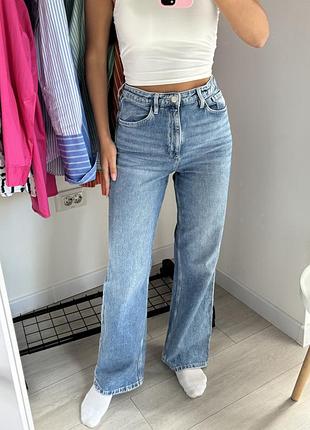 Джинси , стильні джинси wide leg , палаццо
