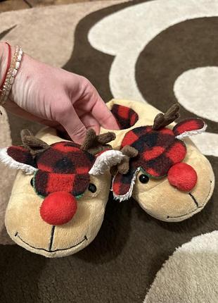 Капці дитячі у вигляді оленів 2