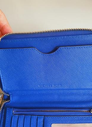 Гаманець жіночий michael kors синій 3