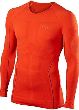 Мужская бесшовная термокофта, термобелье falke warm long-sleeve balayer l