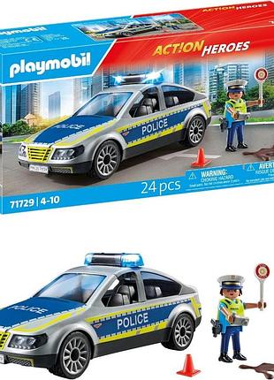 Playmobil action heroes поліцейський радіовоз іграшковий поліцейський автомобіль для дітей від 4 років 71729