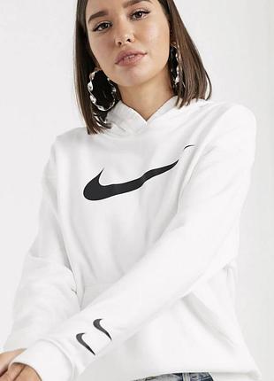 Худи из футера nike sportswear swoosh р. xl+ 2 футболки в подарок