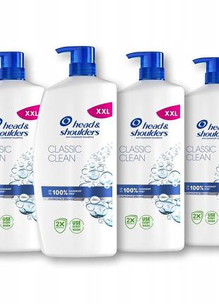 Шампунь head & shoulders classic clean для волосся 4 x 800 мл