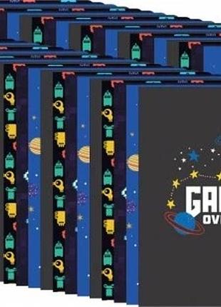 Комплект 100 штук інтердрук зошит а5/16 лінія кольорова для хлопця х100