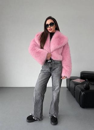 Накладной платеж ❤ 80% вовна шуба оверсайз вкорочена