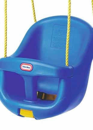 Little tikes глибока відерцева гойдалка синя для дітей від 9 місяців 4309