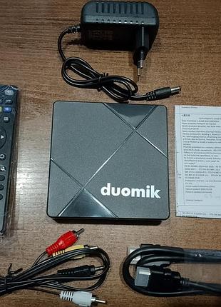 Медіаплеєр duomik android tv box 8gb/64gb