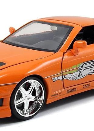 Jada 1995 toyota supra fast & furious іграшкова машина помаранчева від 8 років