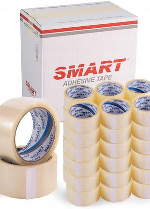 Скотч smart 48x60y прозорий 48/60y коробка 48/54,6м
