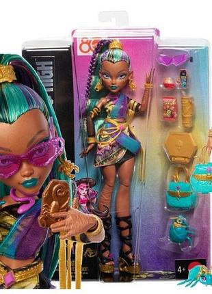 Лялька monster high nefera de nile королівська мумія + скарабей lavish