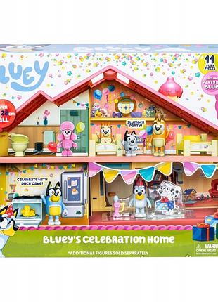 Bluey родинний будинок святкування вдома + фігурка tm toys