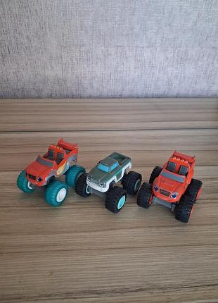 Металлические машинки блеск и чудо машинки blaze &amp; the monster machines