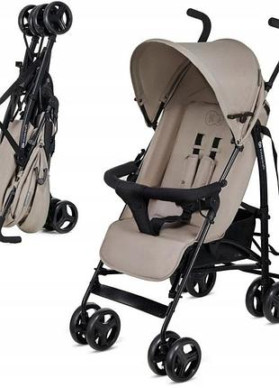 Коляска kinderkraft tik miejski прогулянкова парасолька stone beige