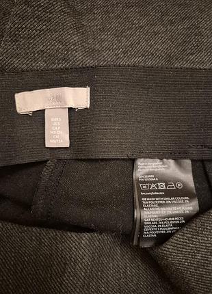 Брюки жіночі h&m теплі, сірі 3