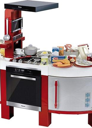 Theo klein 7158 кухня miele star i ігрова кухня для дітей з обох сторін з багатим набором аксесуарів для дітей від 3 років