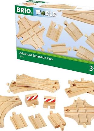 Brio 63330700 великий набір залізничних колій (63330700) безпечна іграшка для дітей від 3 років
