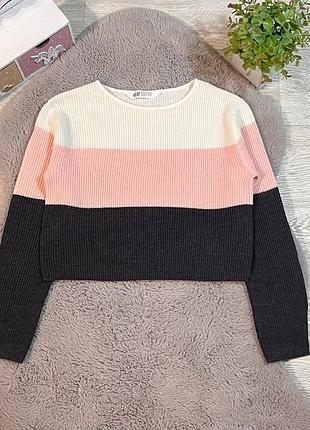 Красивый стильный свитерик h&amp;m, состояние нового