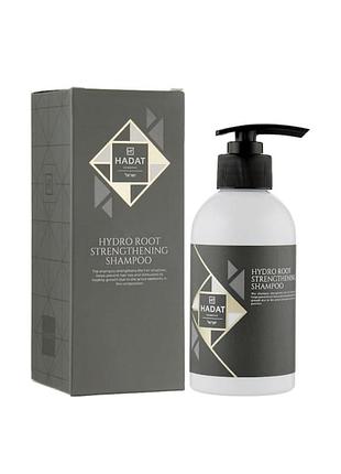 Шампунь hadat cosmetics hydro root strengthening shampoo для росту волосся 800 мл