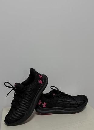 Кросівки жіночі under armour ua w charged speed swift чорні, рожеві, розмір 39