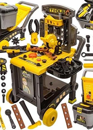 Велика майстерня diy інструменти для дітей набір візок валіза 3в1 doris dh008-928