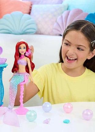 Лялька аріелька з приморським туалетним столиком принцеса disney маленька русалонька + аксесуари