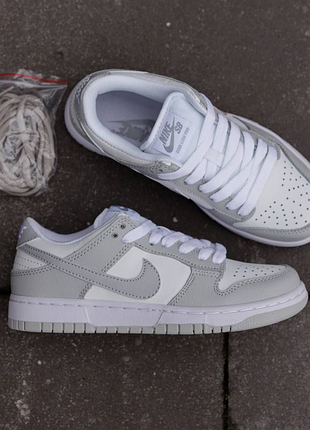 Sb dunk low white grey 37-41,44