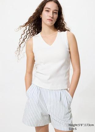 Женская майка uniqlo со вшитыми чашками