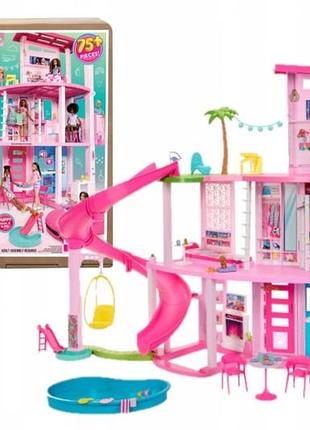 Будиночок для ляльок barbie mattel dreamhouse великий 114 см набір аксесуарів