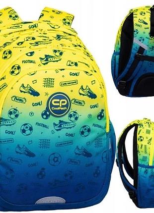 Шкільний рюкзак jerry класа 1-3 футбол coolpack f029339
