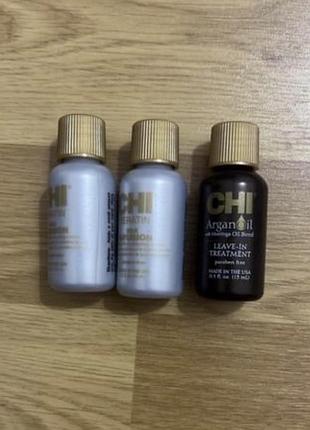 Chi argan oil plus moringa oil відновлюючи олійка для волосся