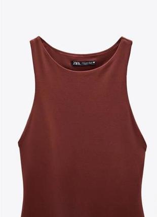Боди винного цвета от zara 2