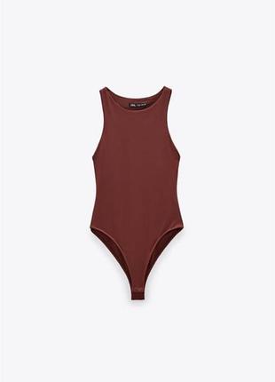 Боди винного цвета от zara 3