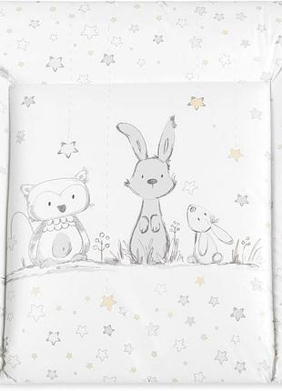Julius zöllner® м'який килимок для пеленання softy 65 x 75 см – водонепроникна та миюча плівка – made in germany – oeko-tex
