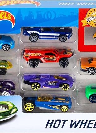 Hot wheels набір з 10 іграшкових вантажівок і автомобілів у масштабі 1:64 для дітей та колекціонерів стилі можуть відрізнятися