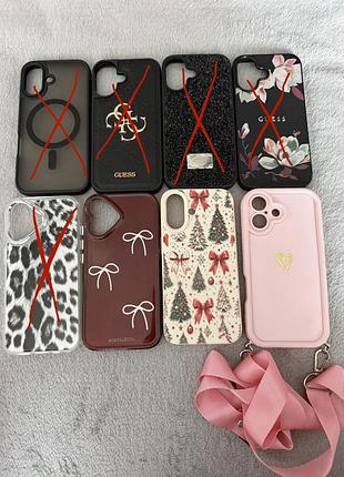 Чохли apple для iphone 16 силіконові 2