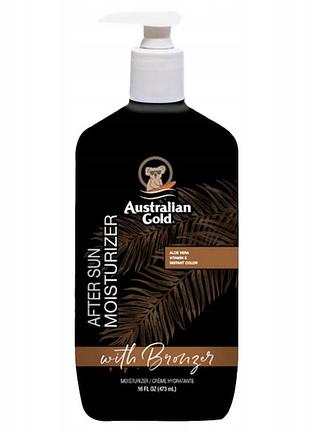 Бальзам після засмаги australian gold bronzer 473 мл з ефектом бронзування