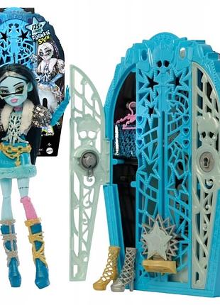 Monster high страшні секрети франкі штайн шафа + аксесуари + 19 елементів