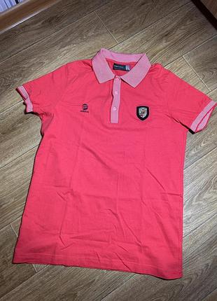 Чоловіче поло adidas x porsche, коралове