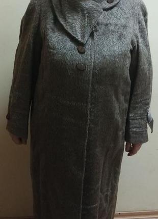 Пальто жіноче mozer с, розмір 56-58, з альпаки та вовни, нове