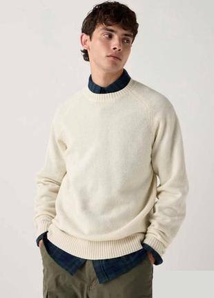 Uniqlo premium lambswool  джемпер из 100%  шерсти ягненка /0000h/