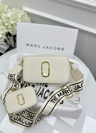 Сумочка marc jacobs 2 в 1 молочный 2