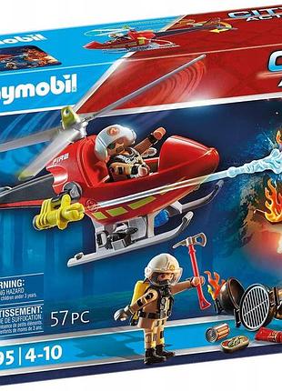 Набір playmobil 71195 "пожежний гелікоптер" 57 елементів