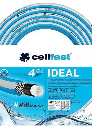 Садовий шланг ideal 1/2" 50 м 10-242 cellfast силовий шланг 1/2" 50м міцний 4-шаровий еластичний стійкий
