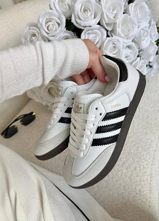 Кроссовки женские adidas samba white