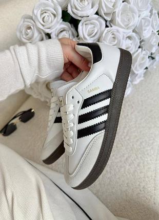 Кроссовки женские adidas samba white 9